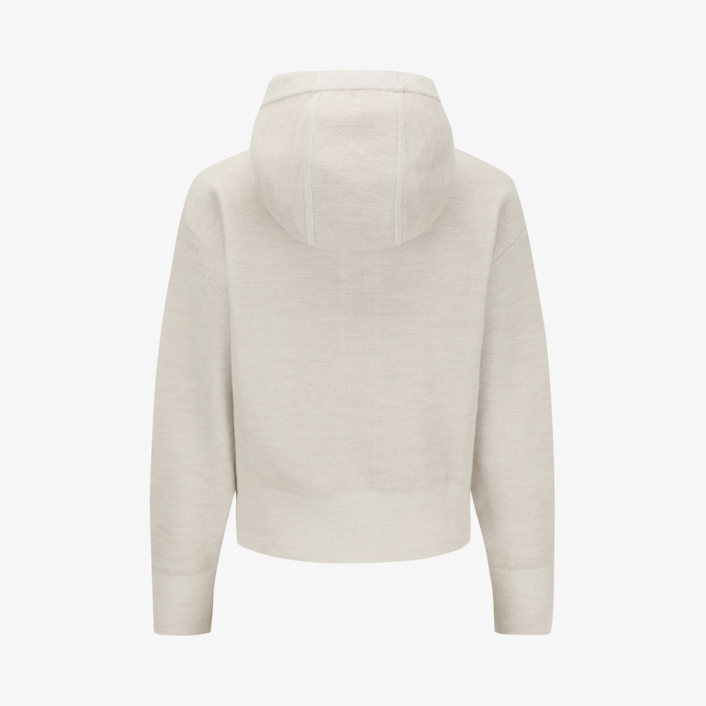 Southcape Women\'s Wool Knit Hood Zip-Up_LE