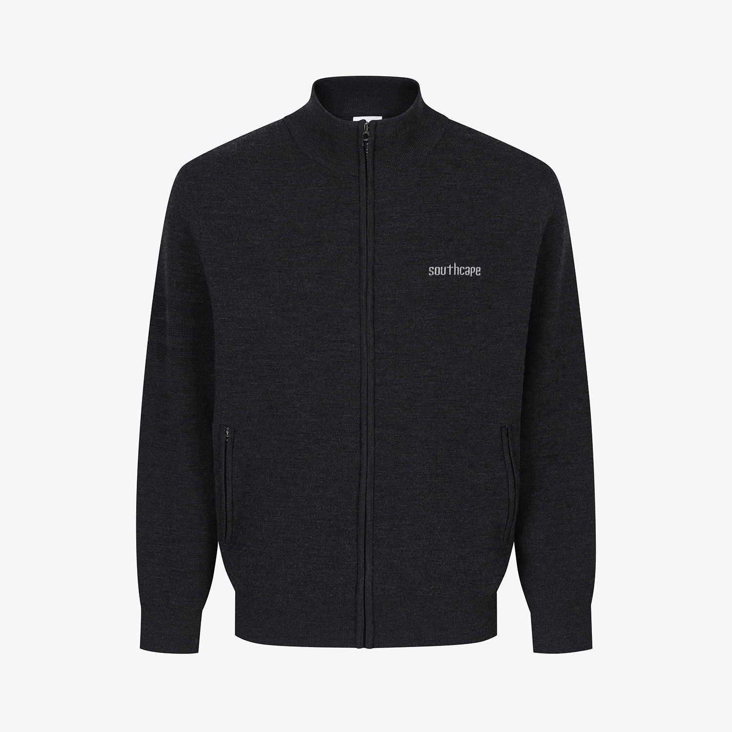 Southcape Men\'s Knit Zip-Up Cardigan_CG