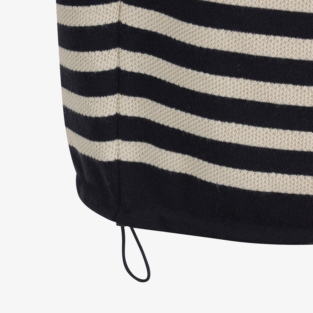 Southcape Men\'s High-Neck Half-Zip Stripe Knit_NA