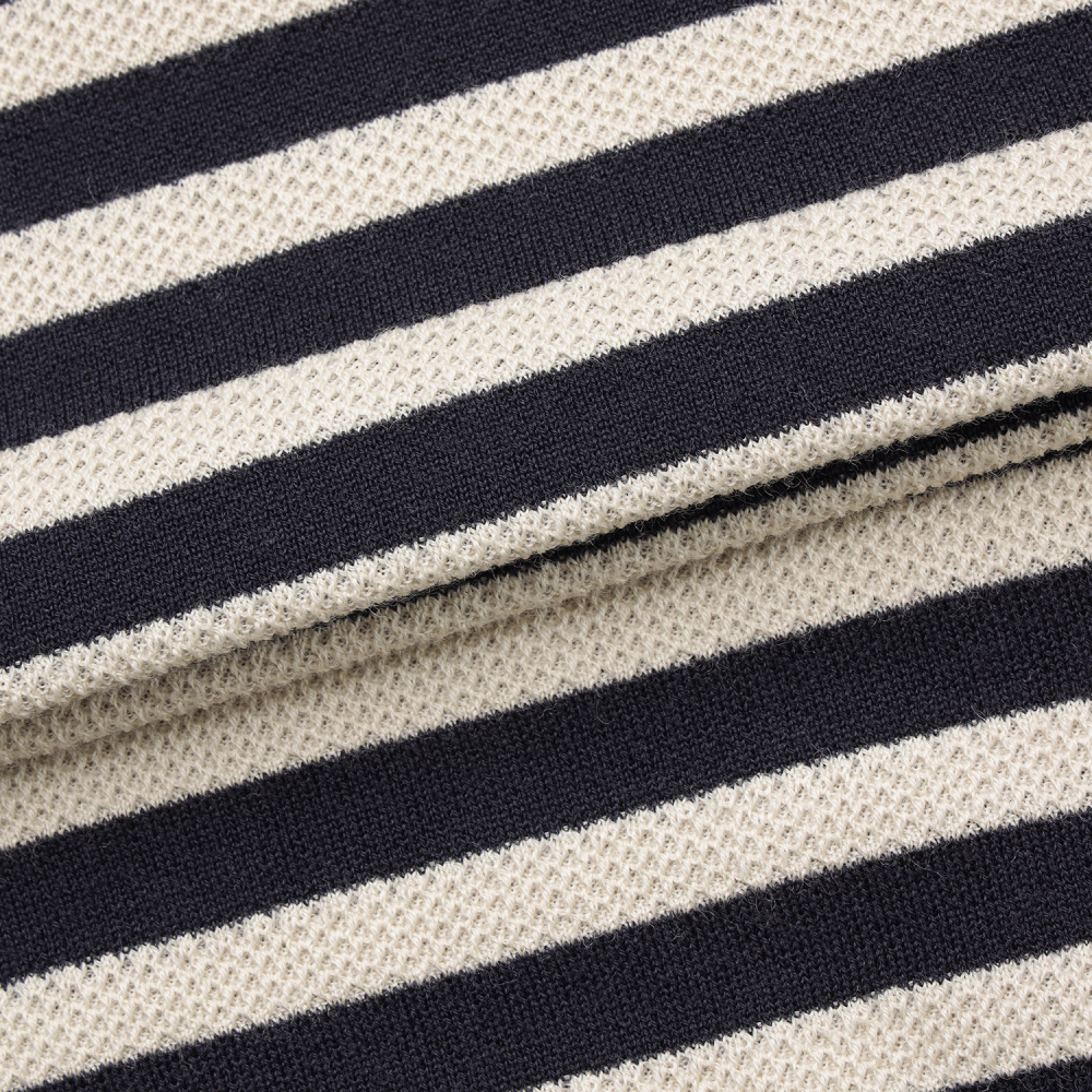 Southcape Men\'s High-Neck Half-Zip Stripe Knit_NA