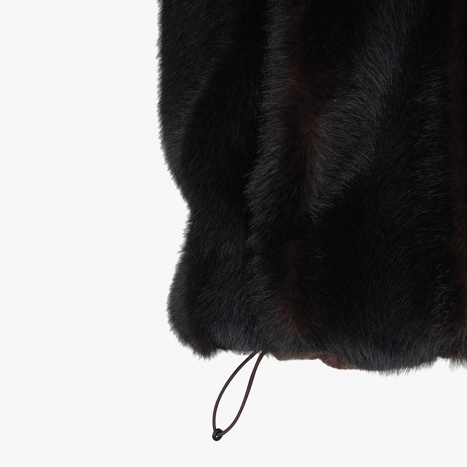 Southcape Women\'s Reversible High-Neck Fur Vest_DW