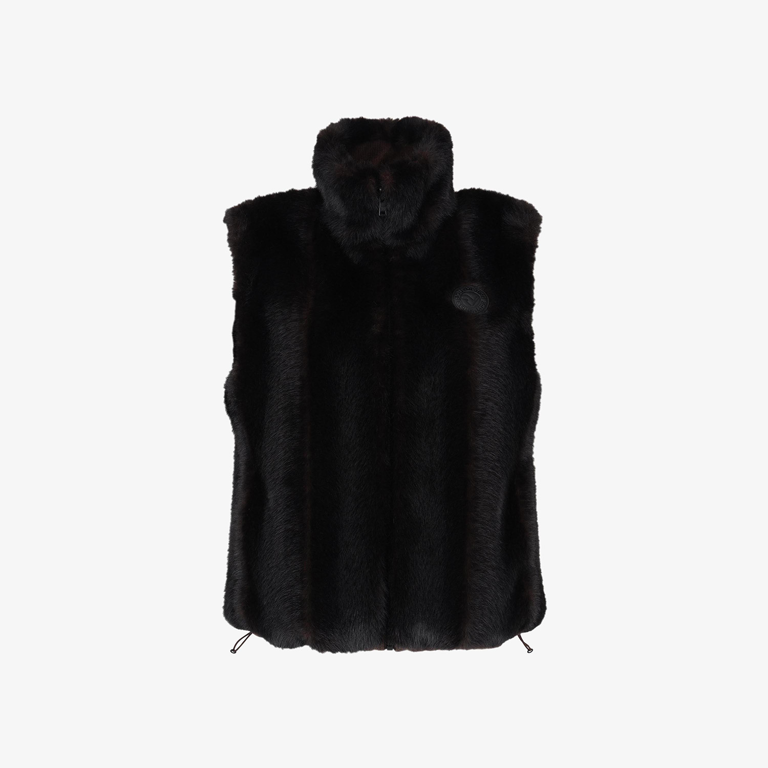 Southcape Women's Reversible High-Neck Fur Vest_DW