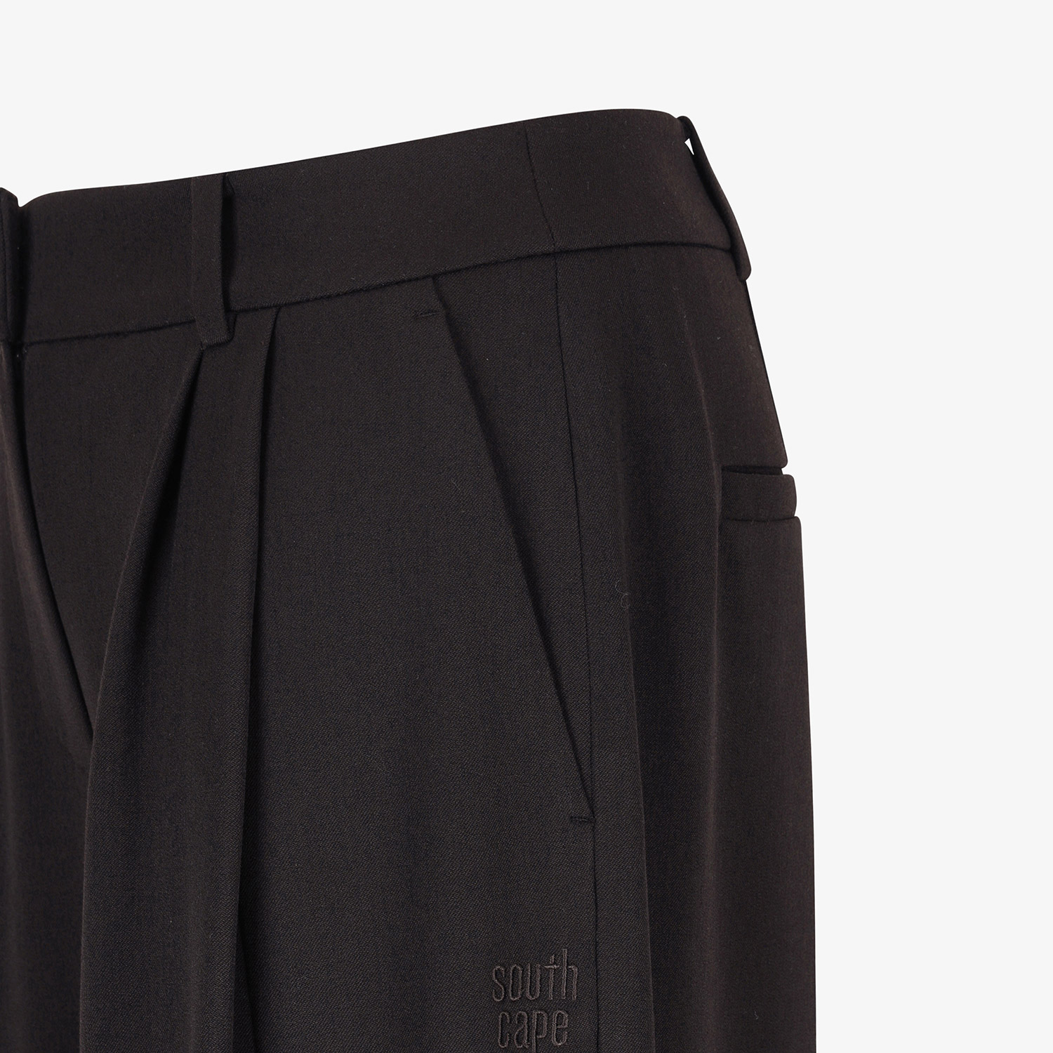 Southcape Women\'s Double Pleated Wide Pants_DW