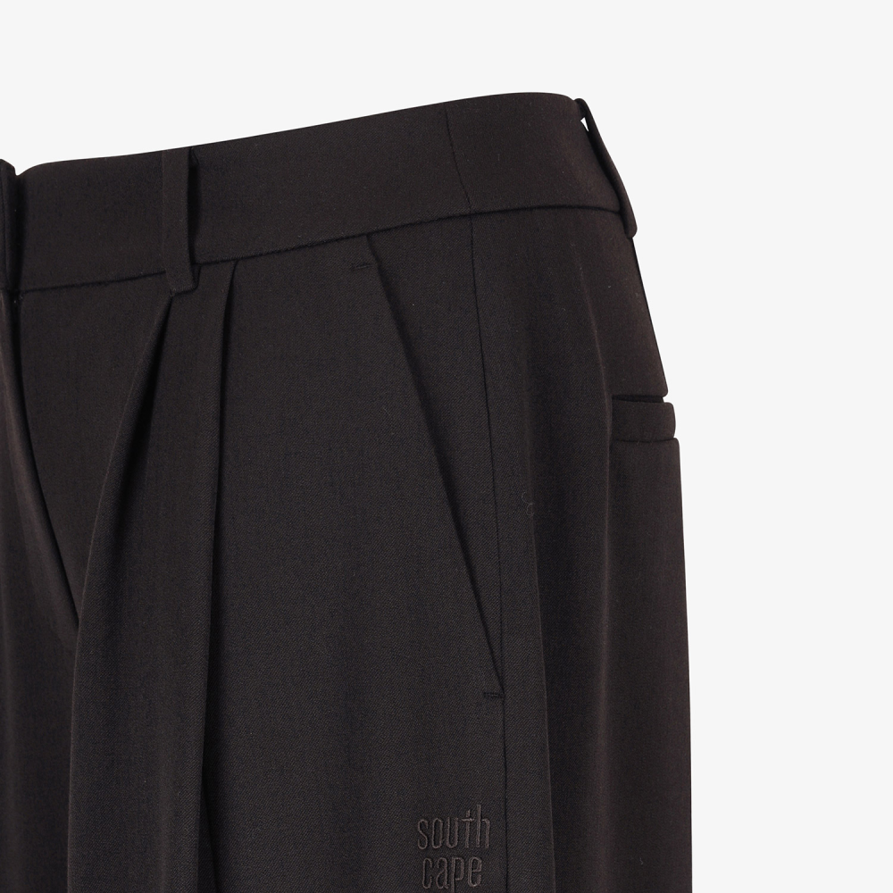 Southcape Women\'s Double Pleated Wide Pants_DW
