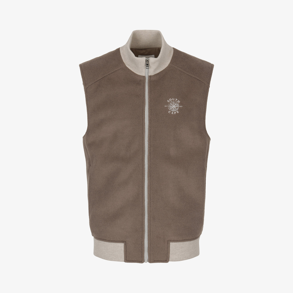 Southcape Men\'s High-Neck Color Block Vest_BR