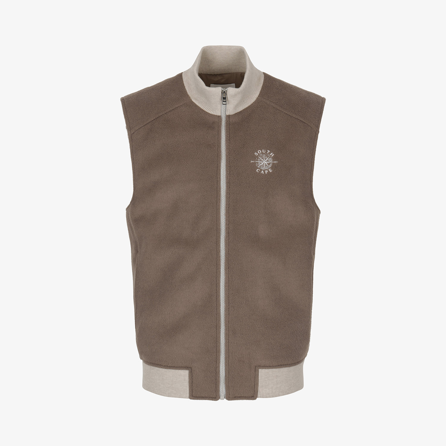 Southcape Men's High-Neck Color Block Vest_BR