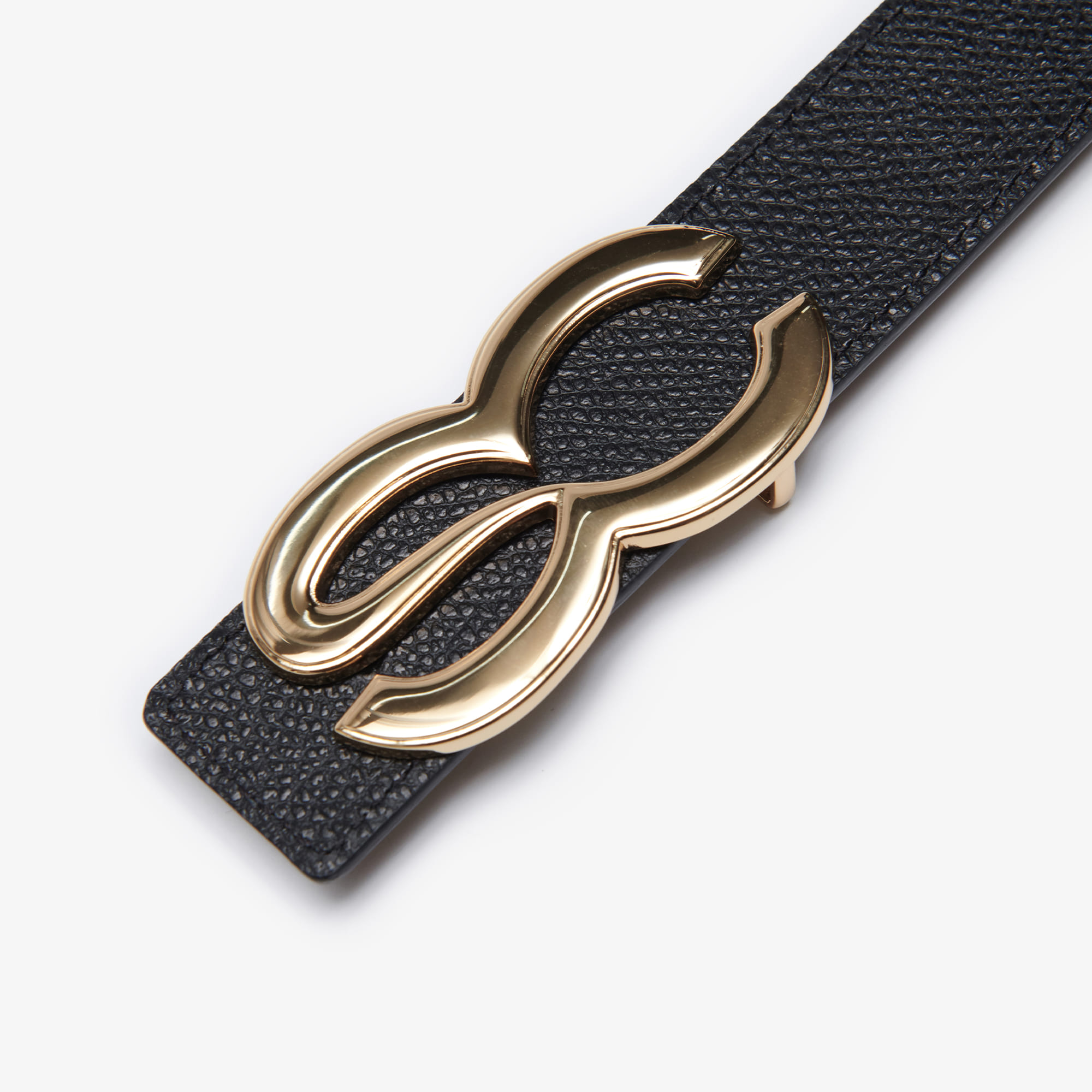 SC Decorated Leather Belt_BK