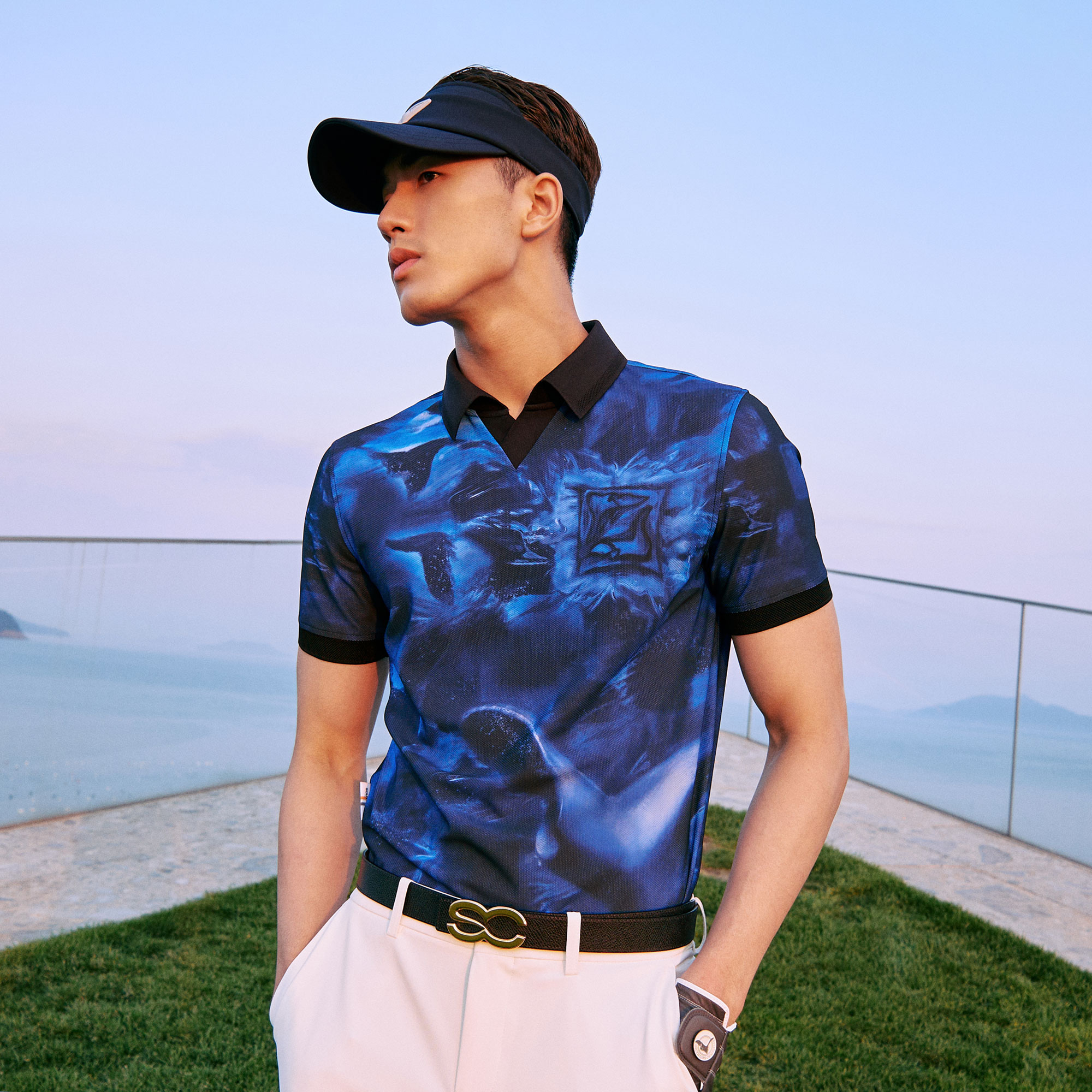 SC Decorated Leather Belt_BK